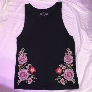 Soft and Sexy American Eagle Floral Tank Top
